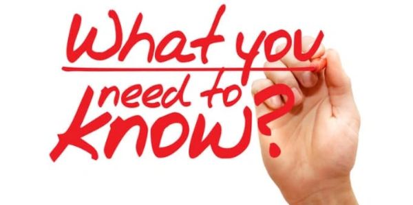 Hand writing 'What you need to know?' in red marker.