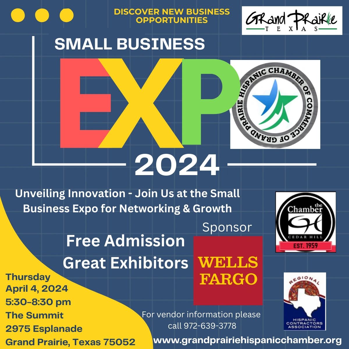 Hispanic Chamber of Commerce of Grand Prairie - Hispanic Chamber, Business,  Entrepreneur, Commerce, Women Owned, Minority, Small Business, Hispanic  Chamber of Commerce, Chamber of Commerce, Business Incubator/ Business  Start Ups/ Consulting