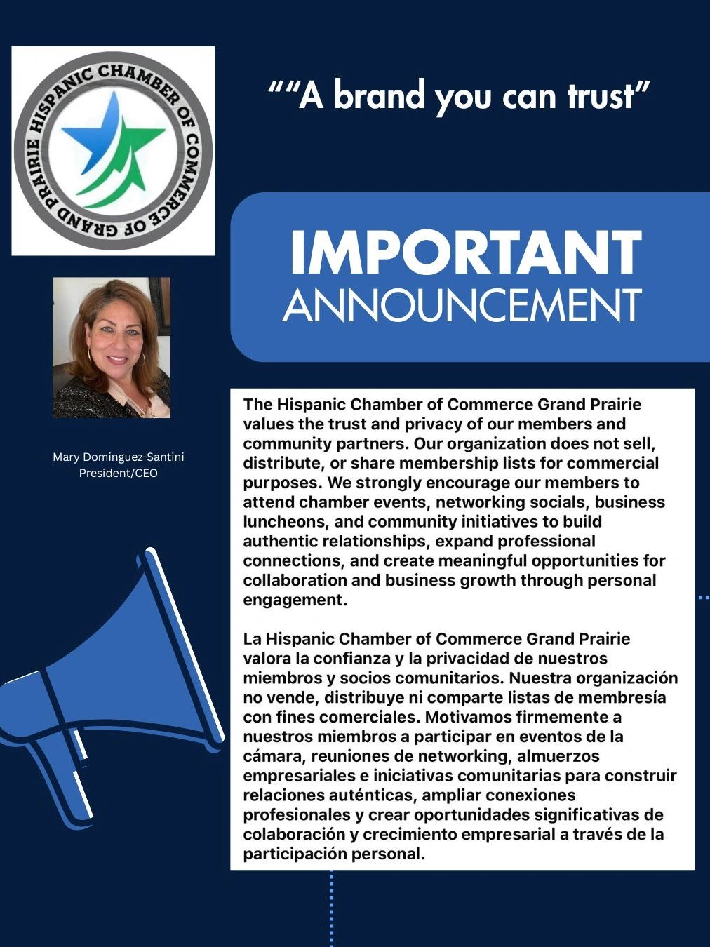 Member List - Connection to opportunities