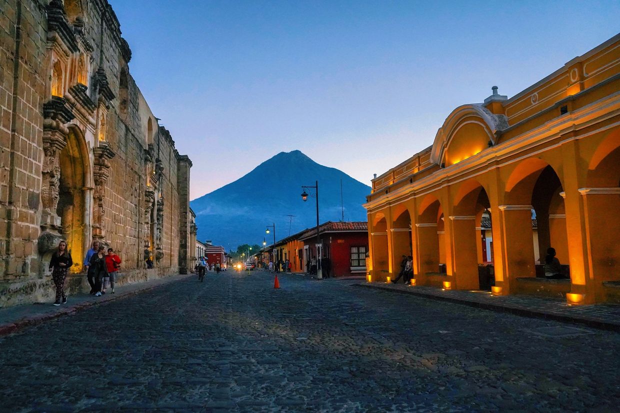 Tanque la Union in Antigua, Guatemala was used as a public laundry space and gathering place.