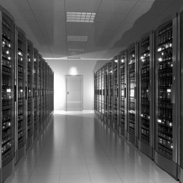 Data Center interior server room