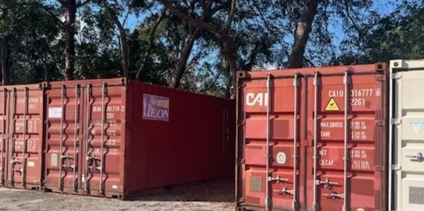 8x20 Self-storage containers only $160 per month