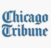 Logo of Chicago Tribune newspaper.