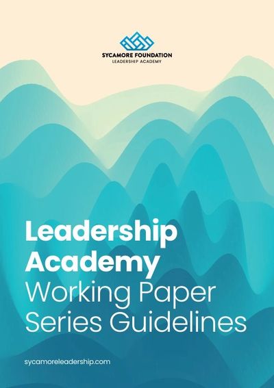 The Sycamore Leadership Academy invites scholars, practitioners and policy makers to submit quality 