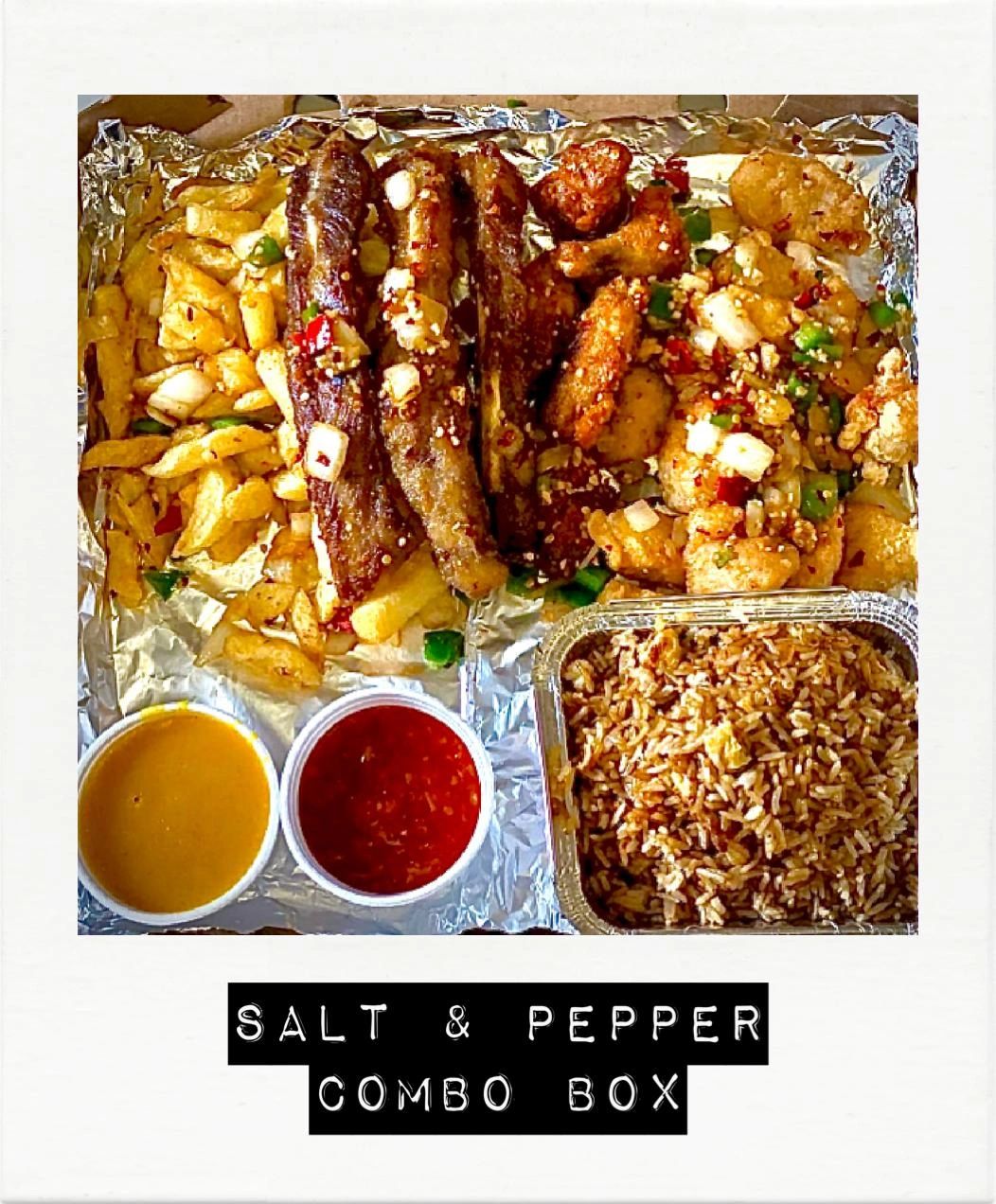 The ABC Chippy Box, Combo Box Salt And Pepper Getting