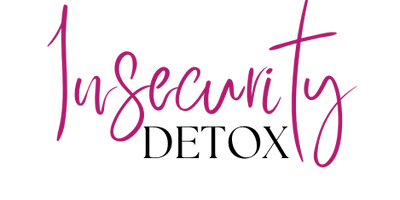 Handwritten word 'Insecurity' in purple script.