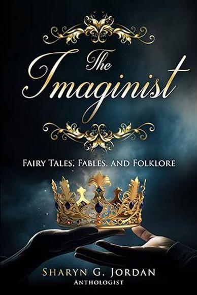 Book cover of The Imaginist featuring a crown held by two hands.
