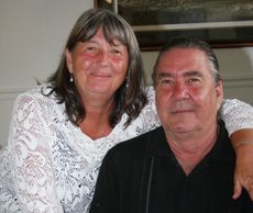 Photo of Barbara Hardy and Bob Ray, owners of Secret Garden Gallery & Boutique in Washington, NC