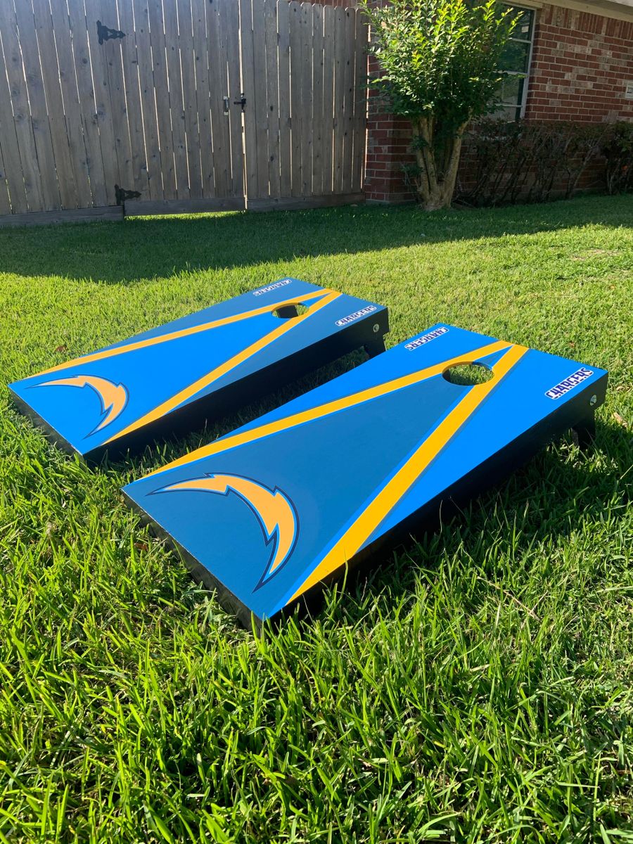 LA Chargers Cornhole Set