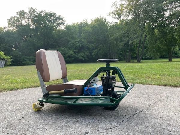 Green and Tan BKE Drift Cart