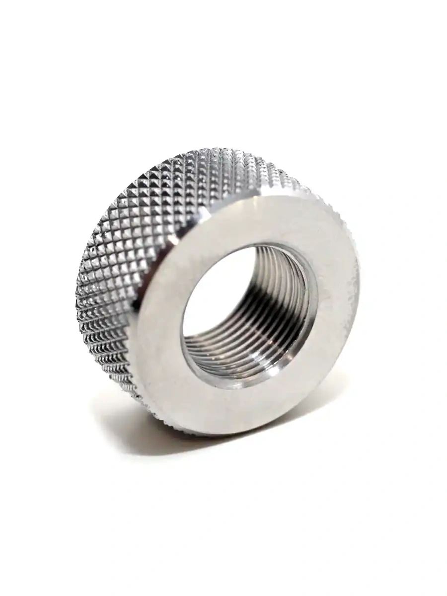 KNURLED THREAD PROTECTOR, STAINLESS