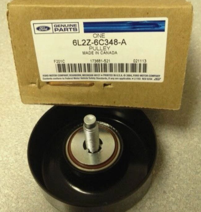 Genuine OEM Ford Accessory Drive Belt Idler Pulley 6L2Z-6C348-A