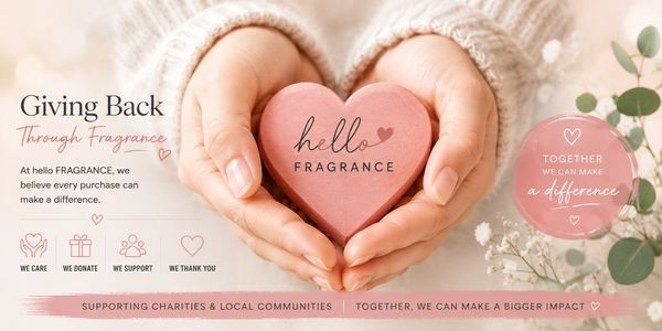 hello FRAGRANCE Charity Partnership