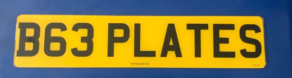 Uk Rear Plate UK Road Legal Rear Number Plate
