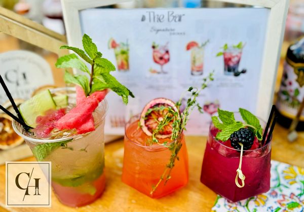 Signature hand crafted cocktails 