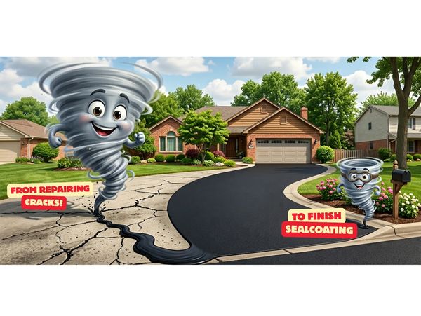 ASPHALT CRACKFILLER AND SEALCOAT