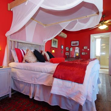 Master bedroom with ensuite bathroom
