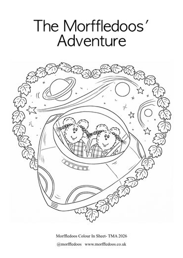 Colour in sheet for The Morffledoos' Adventure