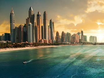 Skyline of Dubai