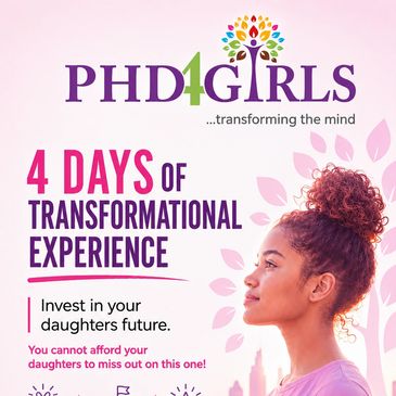 4-day transformational experience for daughters by PHD4Girls.