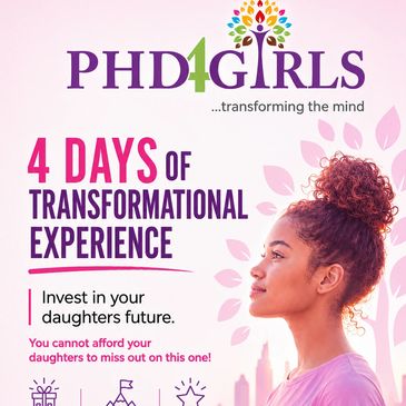 4-day transformational experience for daughters by PHD4Girls.