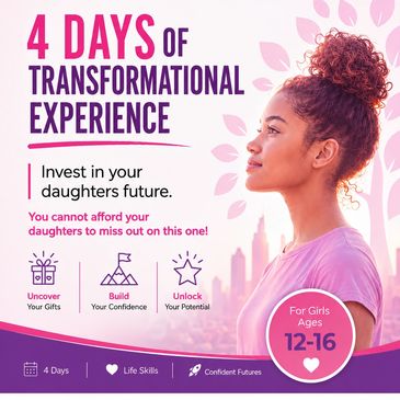4-day transformational experience for daughters by PHD4Girls.