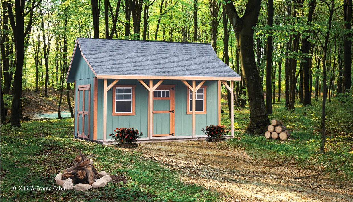 Sheds Perry Ohio
North Coast Sheds
A-Frame Cabin Style Sheds