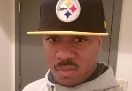 Dashius Clay wearing a Steelers Hat & Gray Steelers hoodie - Marcus Eley - Eley Enforcement 