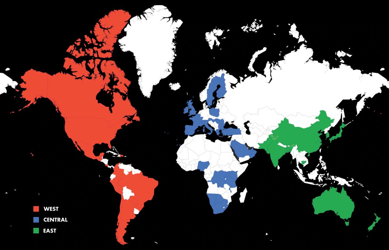 advanced air mobility institute, board of liaisons map