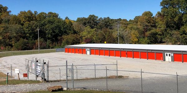 Blairsville, Georgia Storage Facility Chain Link Fence Enclosure. 