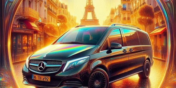 Paris cab minivan service 