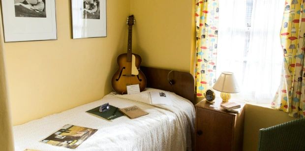 Paul's modest bedroom. Photo credit; National Trust / Annapurna Mellor.