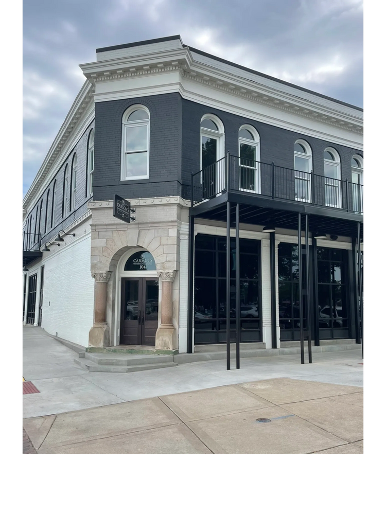 Historic two-story building built in 1896 in Downtown Sikeston is home to Carson's Dining.  Featuring multiple dining areas and event venues, the perfect space is waiting to serve you.