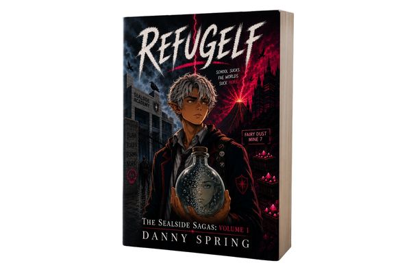 Cover of the book 'Refugelf' by Danny Spring.