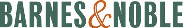 Logo of Barnes &amp; Noble bookstore chain with green and orange text.