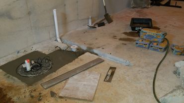 Adding a bathroom to a finished basement in Harrisburg PA