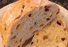 Cranberry Apricot Artisan Bread 