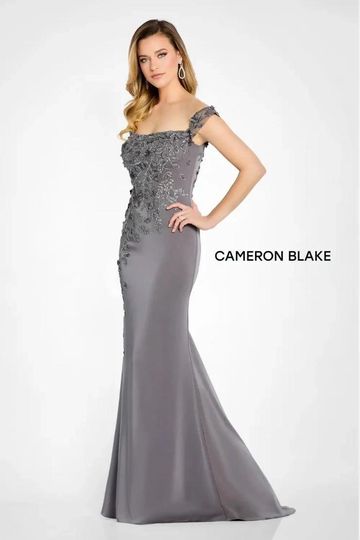 Cameron Blake CB102 lace fit and flare mother of the bride groom