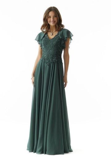 73016 MLNY MORILEE
Mother of the bride/groom gown A-LINE CHIFFON EVENING GOWN WITH BEADED EMBROIDERY