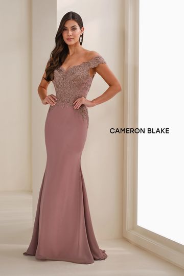 Cameron Blake CB907 elegant gown mother of the bride chiffon lace timeless kitchener cambridge