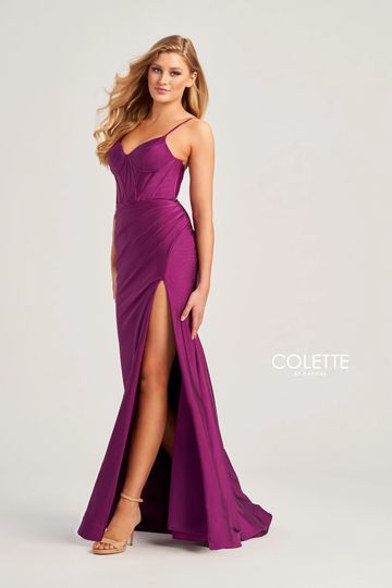 CL5111| Colette by Daphne Prom Fitted Dress simple Plum, Cambridge Ontario, KW, Ontario prom