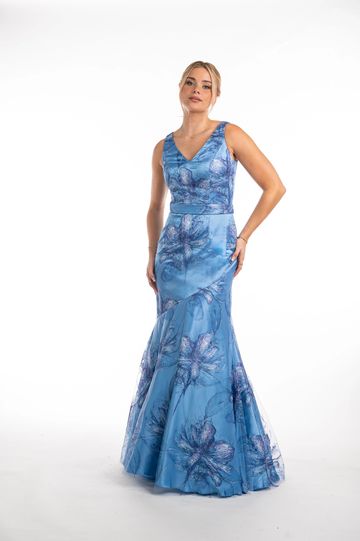 Enchanted Evening Canadian designer fun floral spring summer mother of the bride groom