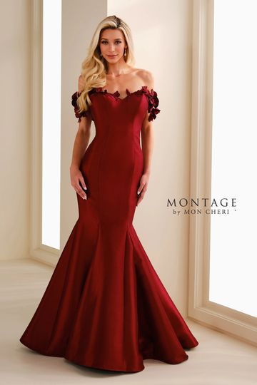 Montage M3101 mother of the bride glamorous flattering stylish youthful red carpet black tie
