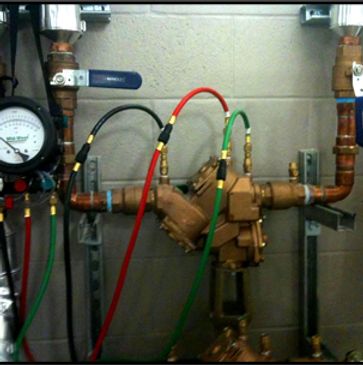 Backflow being tested in Boise, Meridian, Eagle, Idaho