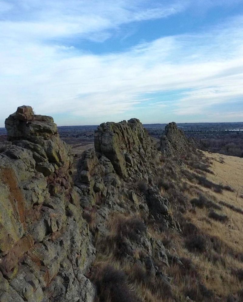Jagged Rock Formation