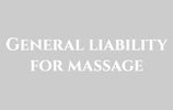 General Liability for Massage, Deep Kneads massage, Pocatello, Idaho.