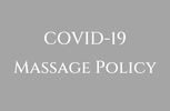COVID-19 Massage Policy