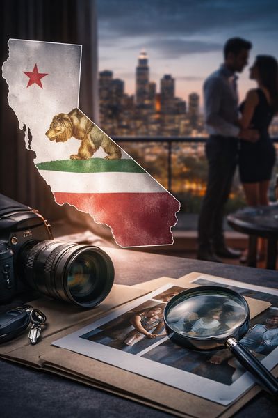 California infidelity investigator conducting discreet cheating spouse surveillance