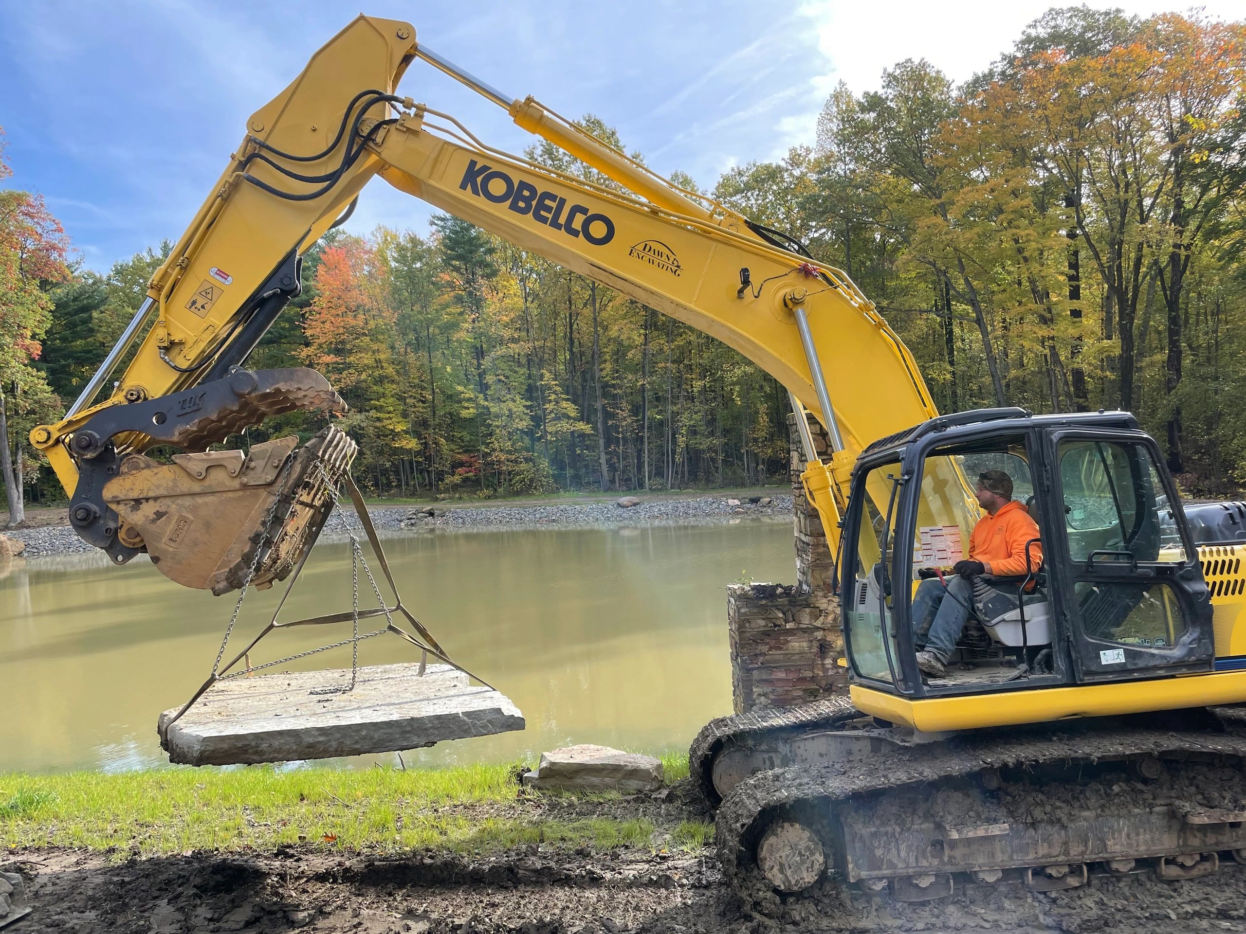 Dawn Excavating Excavating Ponds Demolition Chardon, Ohio