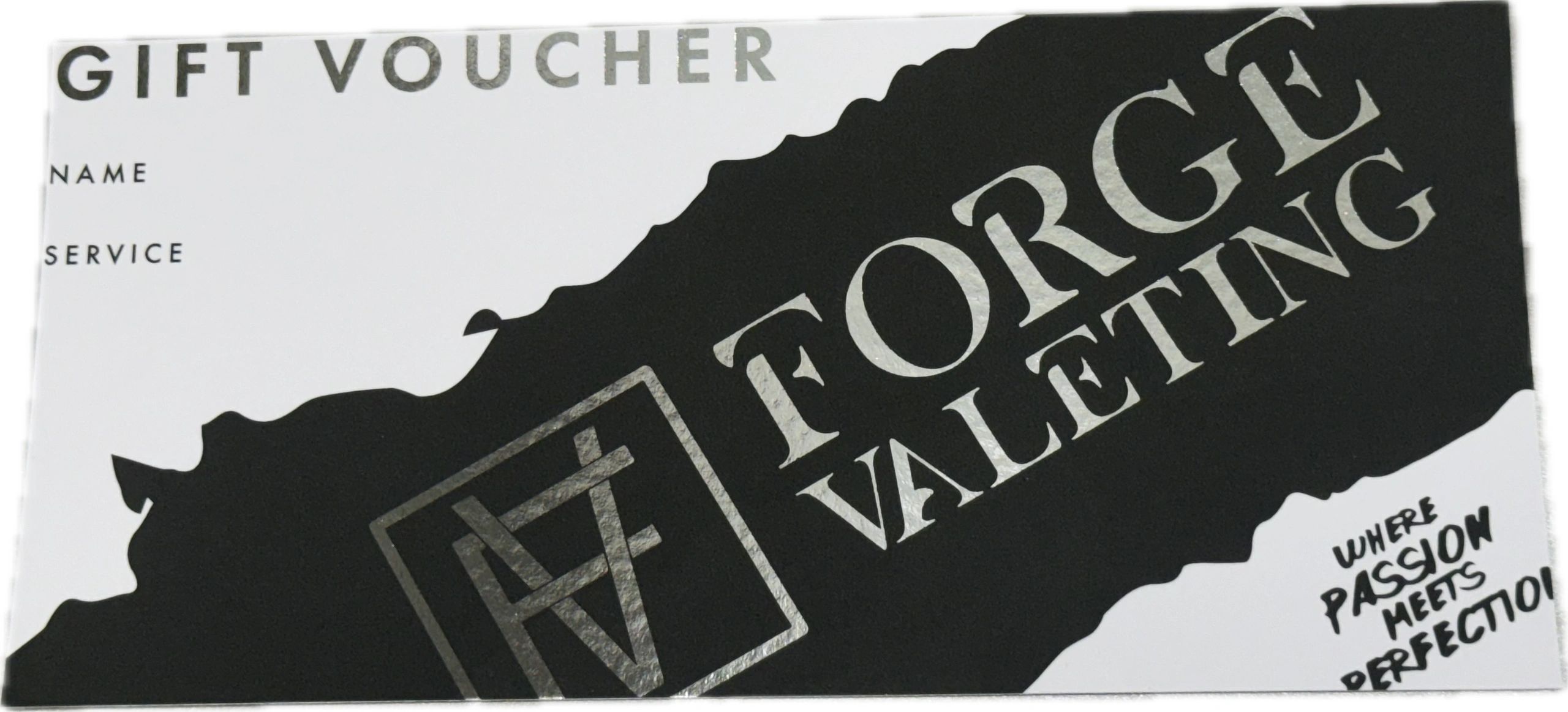 Gift voucher by forge valeting
